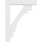 Ekena Millwork Standard Merced Architectural Grade PVC Bracket with Block Ends, 3"W x 24"D x 32"H BKTP03X24X32MRC05 - alternate 4
